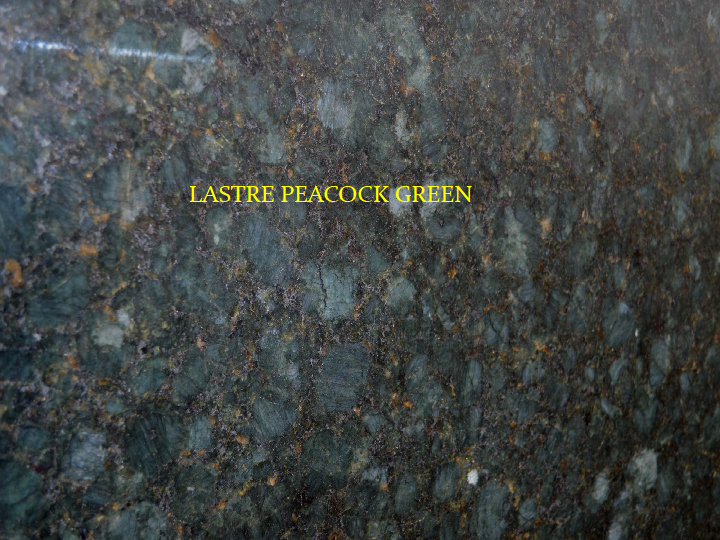 Granit lastre_peacock_green