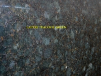 Granit lastre_peacock_green